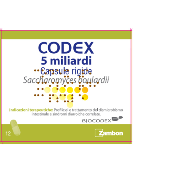 CODEX*12CPS 5MLD 250MG BIOCODEX