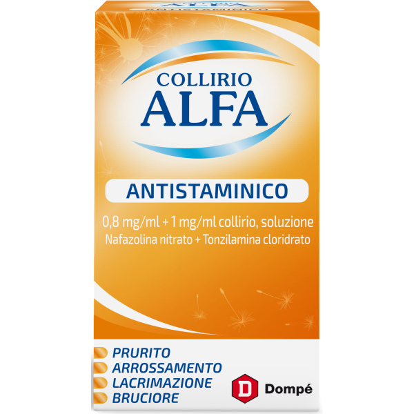 COLLIRIO ALFA ANTISTAM*FL 10ML DOMPE' FARMACEUTICI SpA