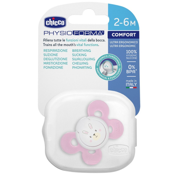 SUCCHIETTO COMFORT GIRL IN SILICONE 2-6 MESI 1 PEZZO CHICCO (ARTSANA SpA)