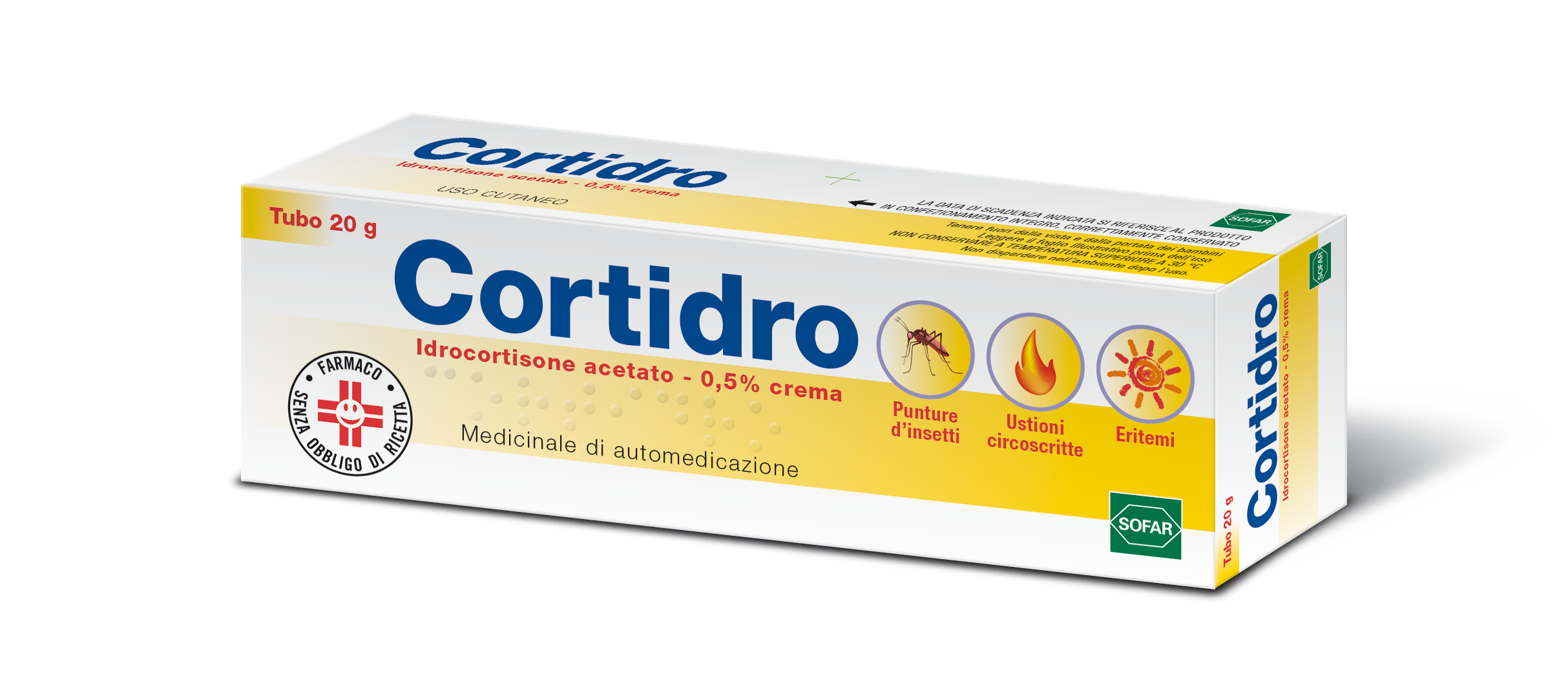 CORTIDRO*CREMA 20G 0,5% SUBSTIPHARM
