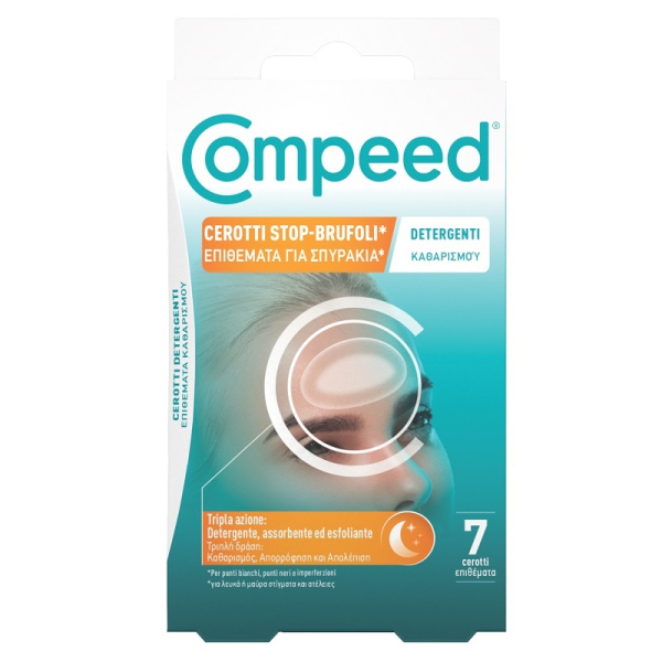 COMPEED CEROTTI STOP BRUFOLI DETERGENTI 7 PEZZI PERRIGO ITALIA Srl