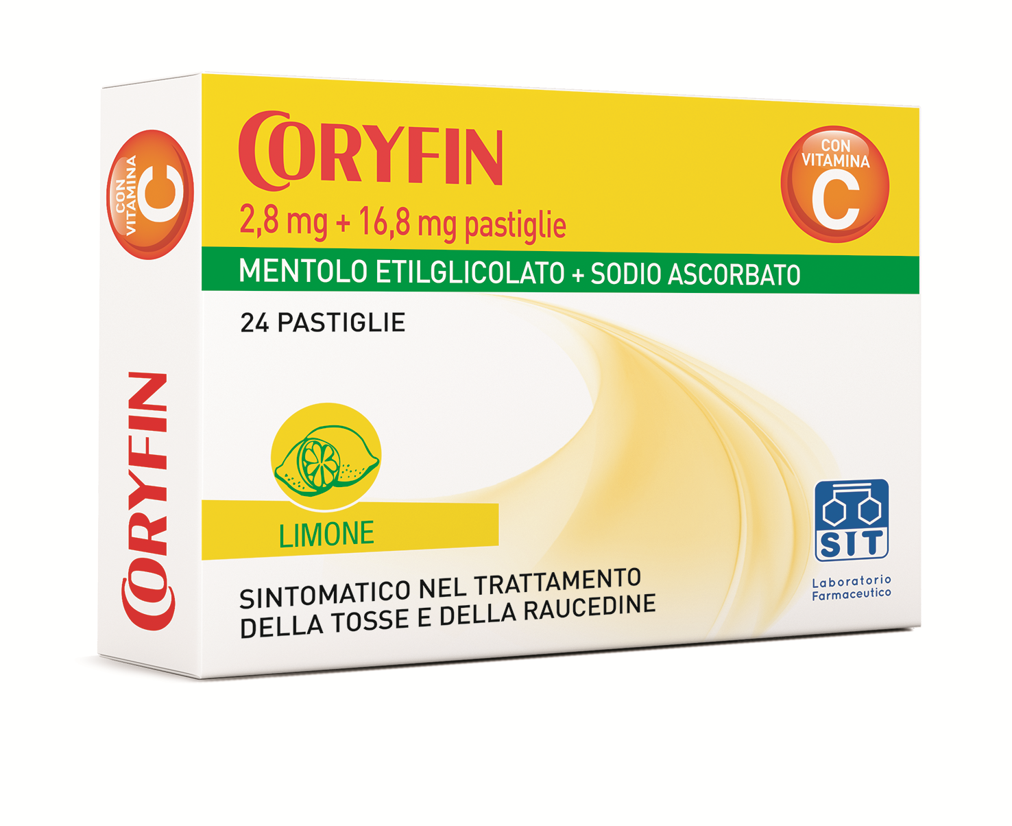 CORYFIN*24CARAM LIMONE SIT LABORATORIO FARMAC. Srl