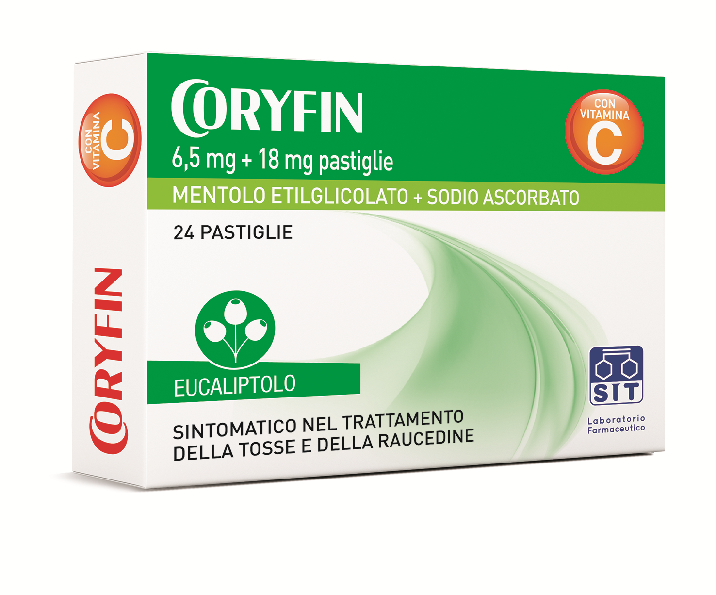 CORYFIN*24CARAM MENTOLO SIT LABORATORIO FARMAC. Srl