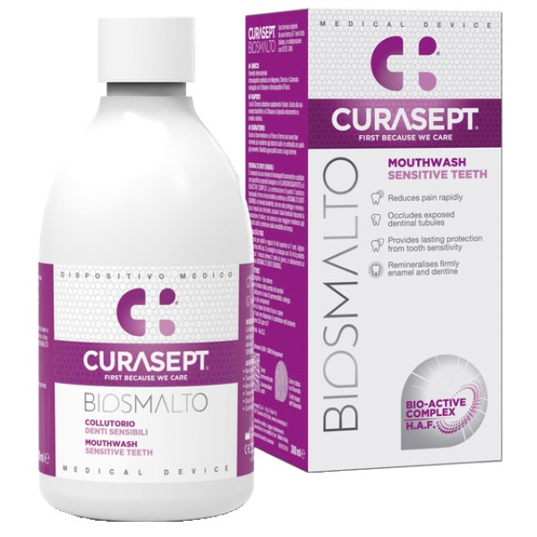 BIOSMALTO COLLUTORIO DENTI SENSIBILI 300 ML CURASEPT SpA
