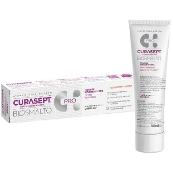 BIOSMALTO MOUSSE DENTI SENSIBILI 50 ML CURASEPT SpA