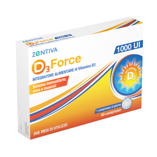 D3 FORCE 1000UI 60 COMPRESSE ZENTIVA ITALIA Srl
