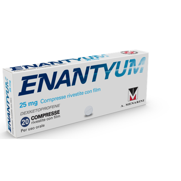 ENANTYUM*20CPR RIV 25MG A.MENARINI IND.FARM.RIUN.Srl