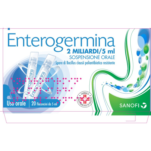 ENTEROGERMINA*OS 20FL 2MLD/5ML OPELLA HEALTHCARE ITALY Srl