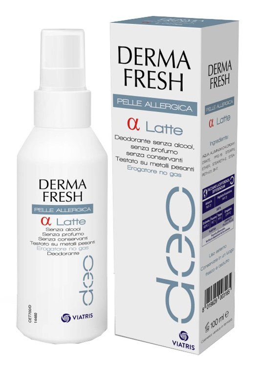DERMAFRESH PELLI ALLERGICHE ALFA LATTE 100 ML MEDA PHARMA SpA