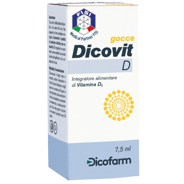 DICOVIT D VITAMINA D3 7,5 ML DICOFARM SpA