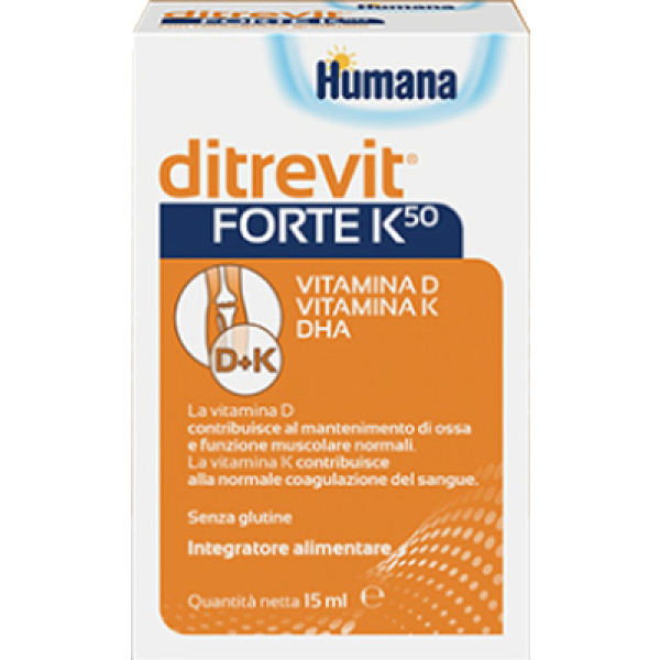 DITREVIT FORTE K50 15 ML NUOVA FORMULAZIONE HUMANA ITALIA SpA