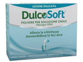 DULCOSOFT POLVERE PER SOLUZIONE ORALE 20 BUSTINE OPELLA HEALTHCARE ITALY Srl