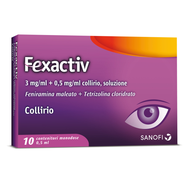 FEXACTIV*COLLIRIO 10FL 0,5ML OPELLA HEALTHCARE ITALY Srl
