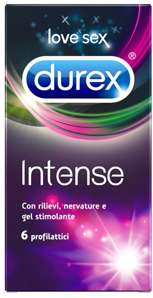DUREX INTENSE ORGASMIC CONDOM 6 PEZZI RECKITT BENCKISER H.(IT.) SpA