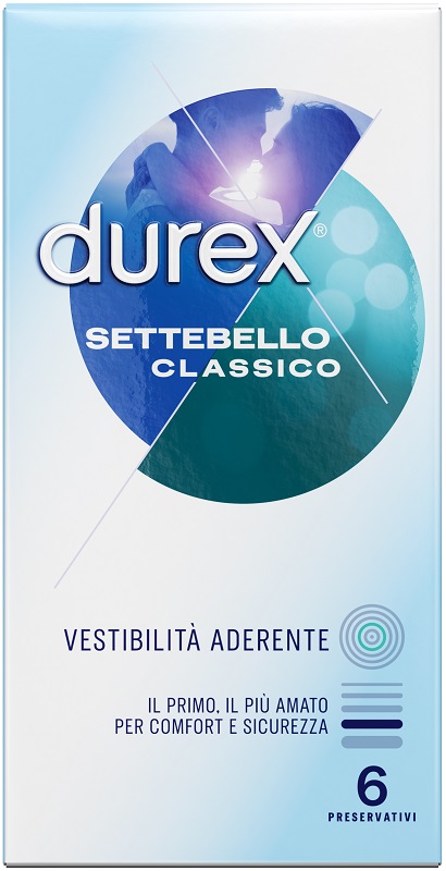 PROFILATTICO DUREX SETTEBELLO CLASSICO 6 PEZZI RECKITT BENCKISER H.(IT.) SpA