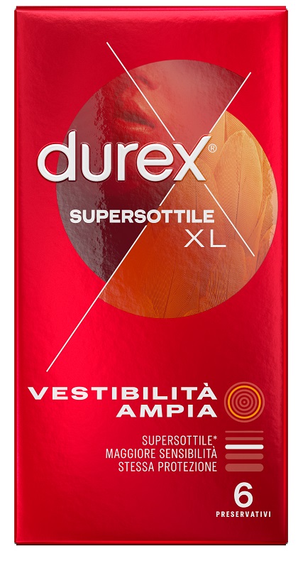 PROFILATTICO DUREX SUPERSOTTILE XL 6 PEZZI RECKITT BENCKISER H.(IT.) SpA