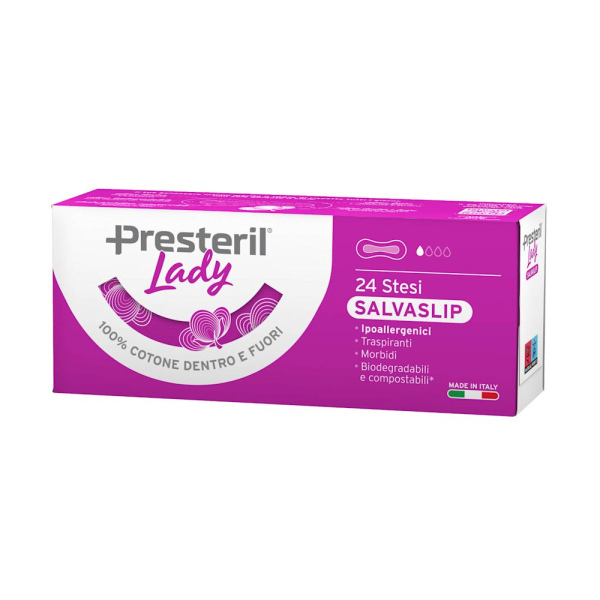 LADY PRESTERIL PROTEGGI SLIP STESI BIODEGRADABILI 24 PEZZI CORMAN SpA