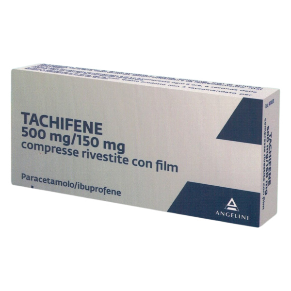 TACHIFENE*16CPR RIV500MG+150MG ANGELINI (A.C.R.A.F.) SpA