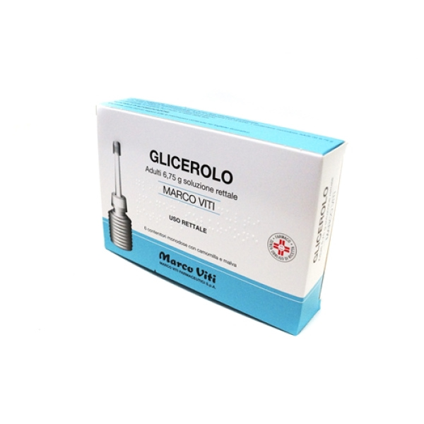 GLICEROLO MV*6MONODOSI 6,75G MARCO VITI FARMACEUTICI SpA