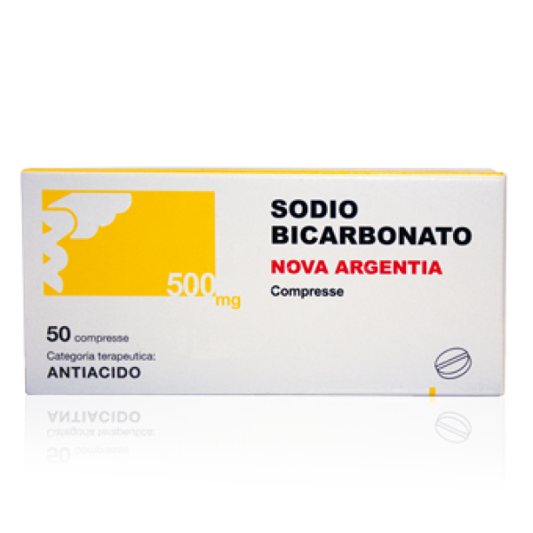 SODIO BICARB*50CPR 500MG NOVA ARGENTIA Srl IND. FARM