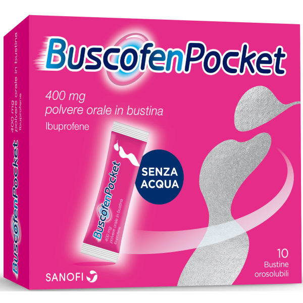 BUSCOFENPOCKET*OS 10BUST 400MG OPELLA HEALTHCARE ITALY Srl