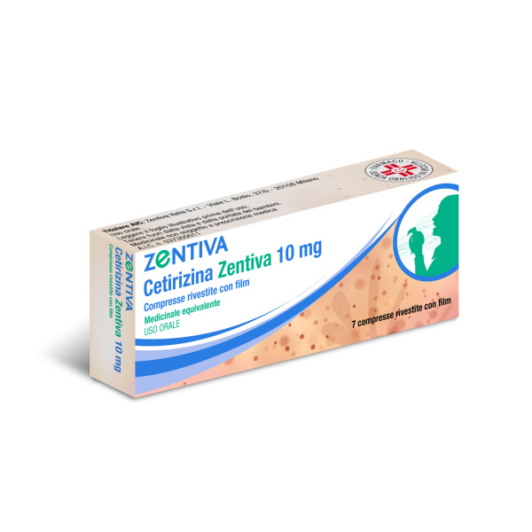 CETIRIZINA ZENT*7CPR RIV 10MG ZENTIVA ITALIA Srl