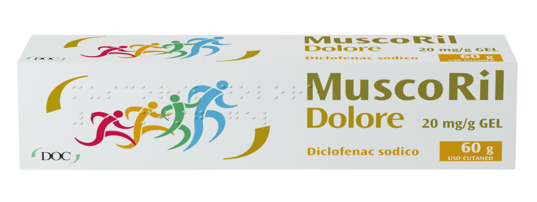 MUSCORIL DOLORE*GEL 60G 20MG/G DOC GENERICI Srl