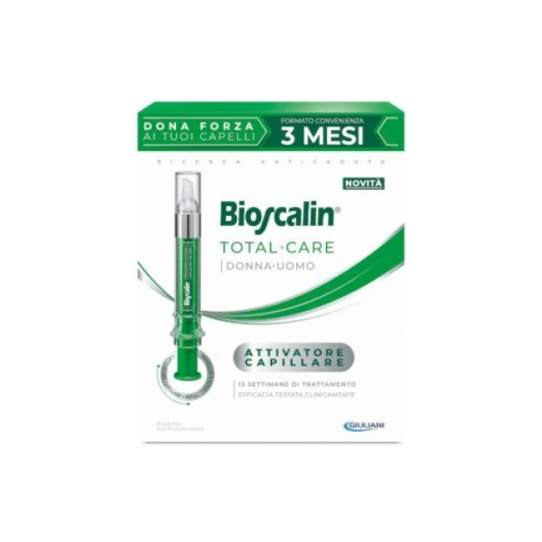 BIOSCALIN TOTAL CARE ATTIVATORE CAPILLARE 2 APPLICATORI MULTIDOSE X 10 ML GIULIANI SpA
