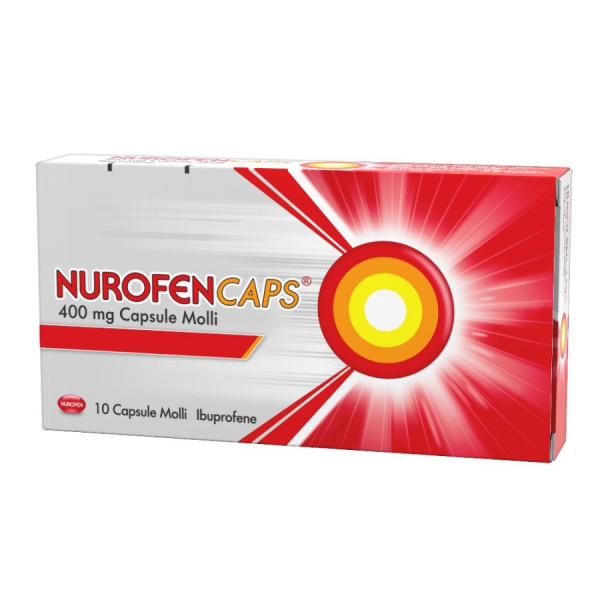 NUROFENCAPS*10CPS MOLLI 400MG RECKITT BENCKISER H.(IT.) SpA