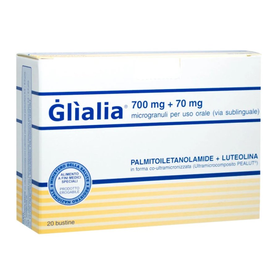 GLIALIA 700MG + 70MG MICROGRANULI USO ORALE VIA SUBLINGUALE 20 BUSTINE 1,27 G EPITECH GROUP SpA