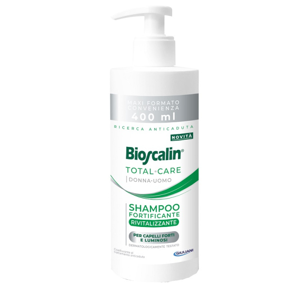 BIOSCALIN TOTAL CARE SHAMPOO FORTIFICANTE RIVITALIZZANTE 400 ML GIULIANI SpA
