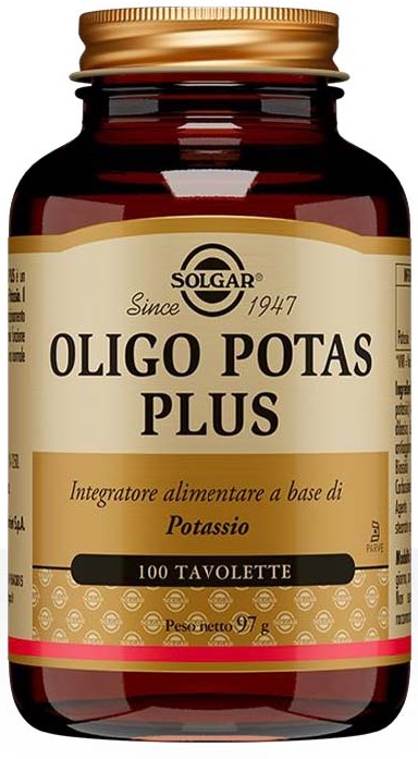 OLIGO POTAS PLUS 100 TAVOLETTE SOLGAR IT. MULTINUTRIENT SpA