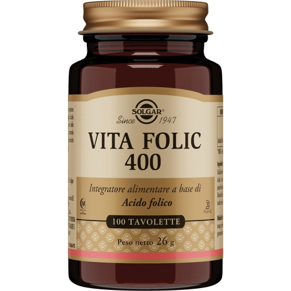 VITA FOLIC 400 100 TAVOLETTE SOLGAR IT. MULTINUTRIENT SpA