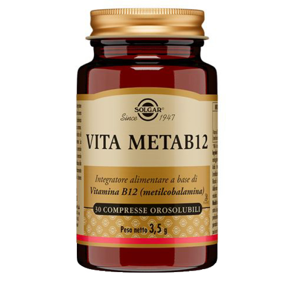 VITA METAB12 30 COMPRESSE OROSOLUBILI SOLGAR IT. MULTINUTRIENT SpA