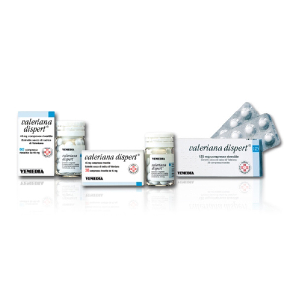 VALERIANA DISPERT*20CPR 125MG VEMEDIA MANUFACTURING B.V.