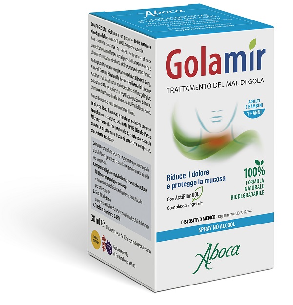 GOLAMIR SPRAY NO ALCOL 30 ML ABOCA SpA SOCIETA' AGRICOLA
