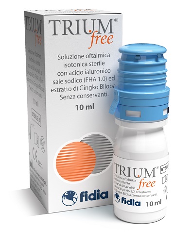 TRIUM FREE GOCCE OCULARI 10 ML FIDIA FARMACEUTICI SpA