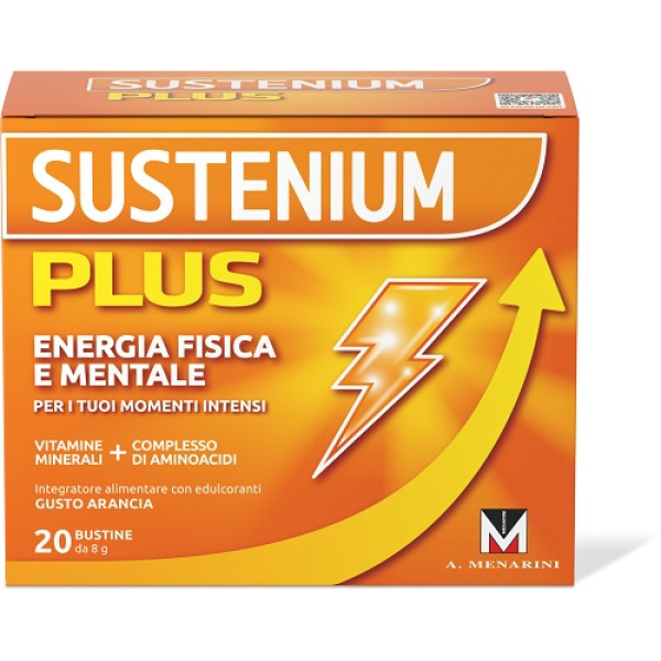 SUSTENIUM PLUS ARANCIA 20 BUSTINE A.MENARINI IND.FARM.RIUN.Srl