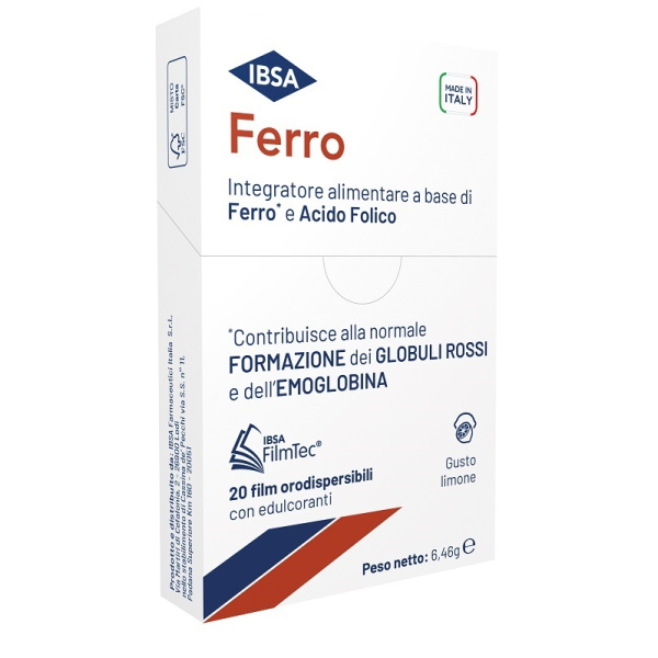 FERRO 20 FILM ORODISPERSIBILI IBSA FARMACEUTICI ITALIA Srl