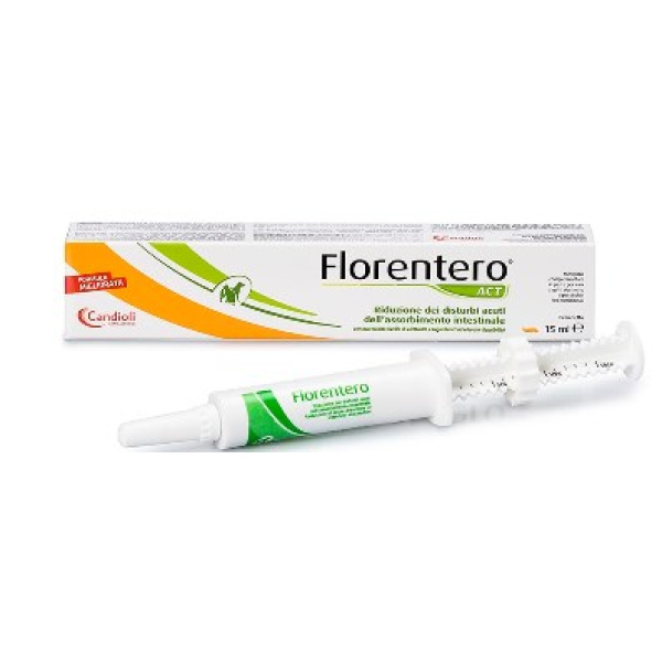 FLORENTERO ACT SIRINGA DOSATRICE 15 ML PASTA PER CANI E GATTI CANDIOLI IST.PROFIL.E FARM.SpA