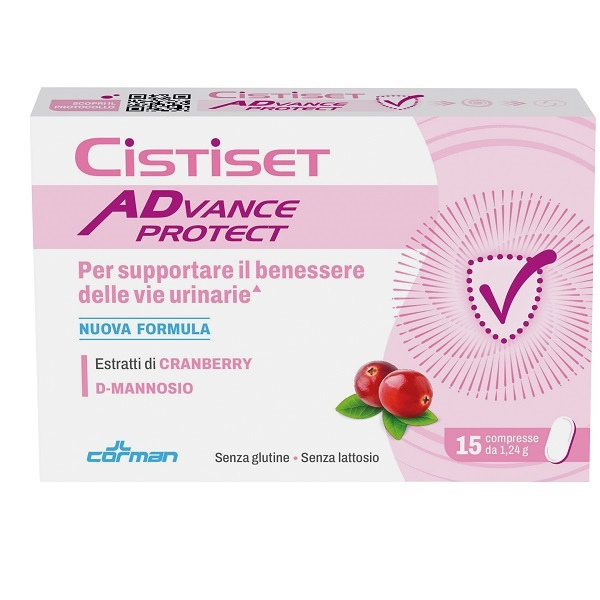 CISTISET ADVANCE PROTECT 15 COMPRESSE 1,24 G SENZA GLUTINE SENZA LATTOSIO CORMAN SpA
