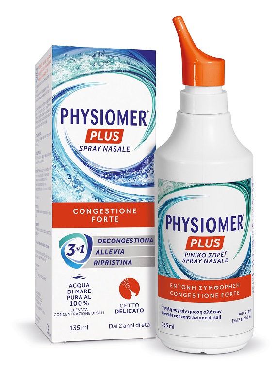 SPRAY NASALE PHYSIOMER PLUS GETTO DELICATO 135 ML PERRIGO ITALIA Srl