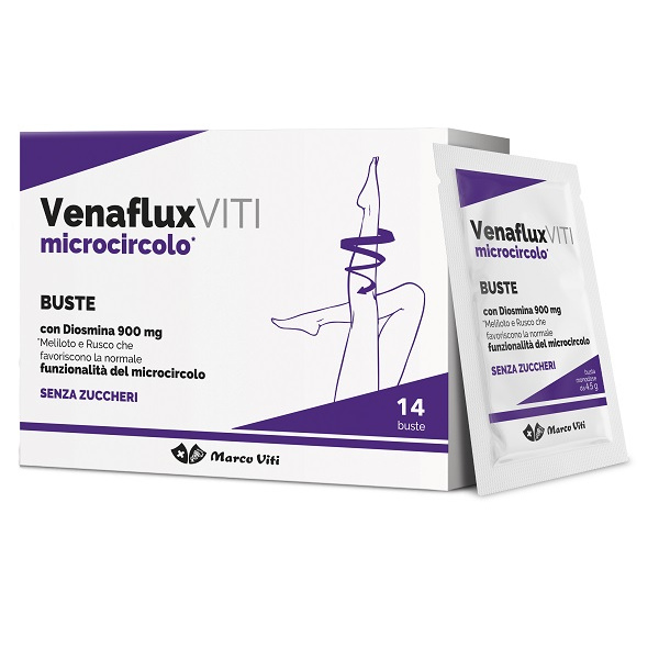 VENAFLUX BUSTE 14 BUSTINE 4,5 G MARCO VITI FARMACEUTICI SpA