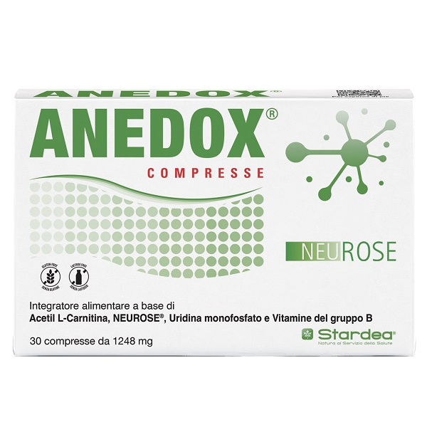 ANEDOX 30 COMPRESSE DA 1248 MG SENZA GLUTINE SENZA LATTOSIO STARDEA Srl