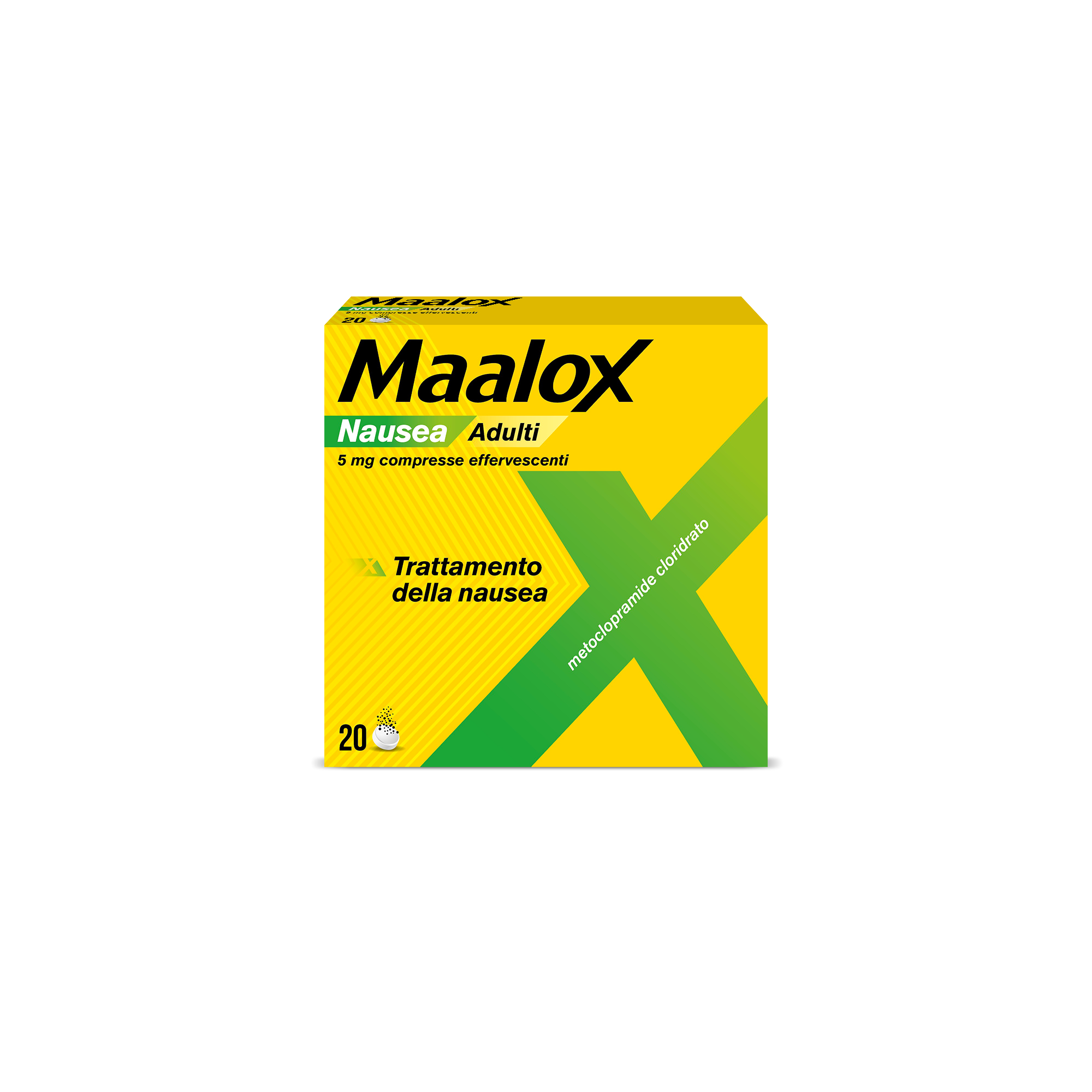 MAALOX NAUSEA*20CPR EFF 5MG OPELLA HEALTHCARE ITALY Srl