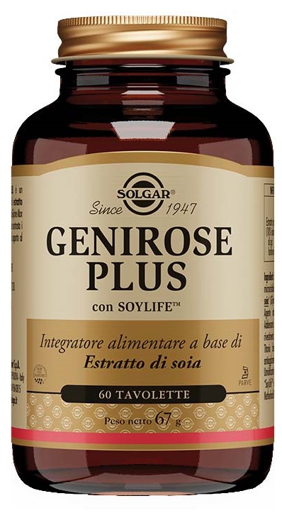 GENIROSE PLUS 60 TAVOLETTE SOLGAR IT. MULTINUTRIENT SpA