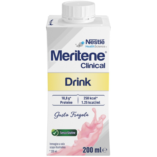 MERITENE CLINICAL DRINK FRAGOLA 200 ML NESTLE' IT.SpA(HEALTHCARE NU.)