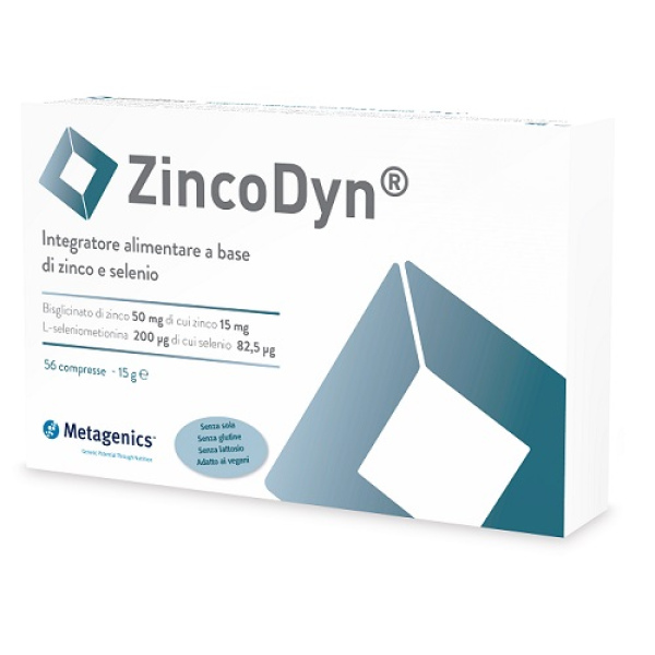 ZINCODYN 56 COMPRESSE METAGENICS BELGIUM bvba