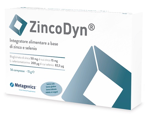 ZINCODYN 56 COMPRESSE METAGENICS BELGIUM bvba