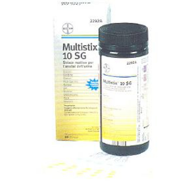 STRISCIA REATTIVA MULTITEST MULTISTIX 10SG PER ANALISI URINA 25 PEZZI SIEMENS HEALTHCARE DIAGN. Srl